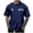 A-Dark Blue641, variant on Bibifish Mens T Shirt Short Sleeve Crew Neck Color Block Print Athletic Tees Summer Casual Sports Workout Tops