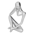 thumbnail image 1 of Thinker Statue, Resin Thinker Statue Flat Bottom Crafts Decoration For Home For Desktop ANGGREK Otros, 1 of 8