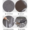 thumbnail image 4 of Kitchen Rugs and Mats Cushioned Anti Fatigue, omezin 2 PCS Non Skid Kitchen Runner Rugs, Waterproof Memory Foam Kitchen Floor Mat, Standing Desk Mat for House, Sink, Office, Kitchen (Gray), 4 of 6