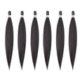 thumbnail image 1 of MagiDeal 6 piezas de cabello preestirado extensión de cabello Negro 04 Zulema Cabello trenzado pre estirado, 1 of 6