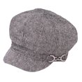 thumbnail image 1 of Womens Fashion Wool Newsboy Invierno Cap - Gray SS/Sophia Sombrero de periódico, 1 of 1