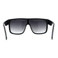 thumbnail image 4 of Mens Oversize Robotic Shield Sport Mirror Lens Sunglasses Black Smoke, 4 of 4