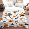 thumbnail image 4 of Halloween Blanket Pumpkin Gifts for Kids-40x50 Inches Soft Flannel Lightweight Throws Blanket Gift for Girls Boys for Men Women Decor for Room Ded Sofa, 4 of 6