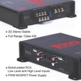 thumbnail image 3 of Amplificador BOSS Audio Systems R1004 Riot Series de 4 canales, 3 of 9