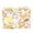 WSWES459, variant on Yellow floral spring ladybug pattern Foldable Kids Toy Chest with Flip-Top Lid, Collapsible Fabric Toy Storage Organizer/Bin/Box/Basket/Trunk for Toddler