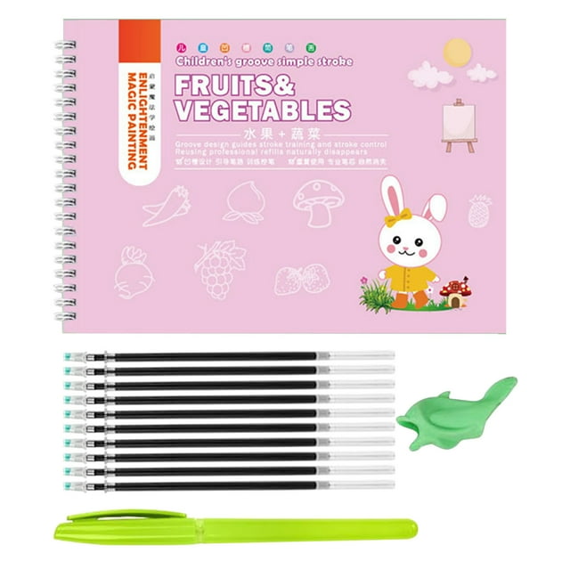 Vaidha Drawing Book For Children Enlightenment Picture Book Pen Control Training Copybook 10ml