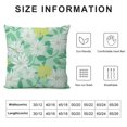 ALEPADNF Spring Summer Dahlias Flowers Pillow Cover Abstract Geometric