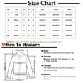 thumbnail image 3 of Lindreshi Zip up Hoodies for Women Women Plus Size Letter Casual Pockets High Low Long Sleeve Hooded Keep Warm Coat Tops, 3 of 4