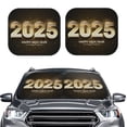thumbnail image 2 of Sikiie Happy New Year 2025 E Print Foldable Car Windshield Sun Visor, Car Window Sunshade Suitable for Sedan, SUV and Truck Car Accessories-Large, 2 of 6