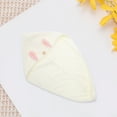 thumbnail image 5 of Unique Bargains 1 Pc Comfortable Rabbit Ears Hair Towel for Bathroom Hotel Coral Fleece Beige, 5 of 5