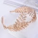 thumbnail image 5 of Diadema nupcial, 2 piezas de aleación de metal, corona de hojas, diadema de vid, tiara de hojas, tocado de boda, dama de honor, accesorios para el cabello para mujeres y niñas, 5 of 5