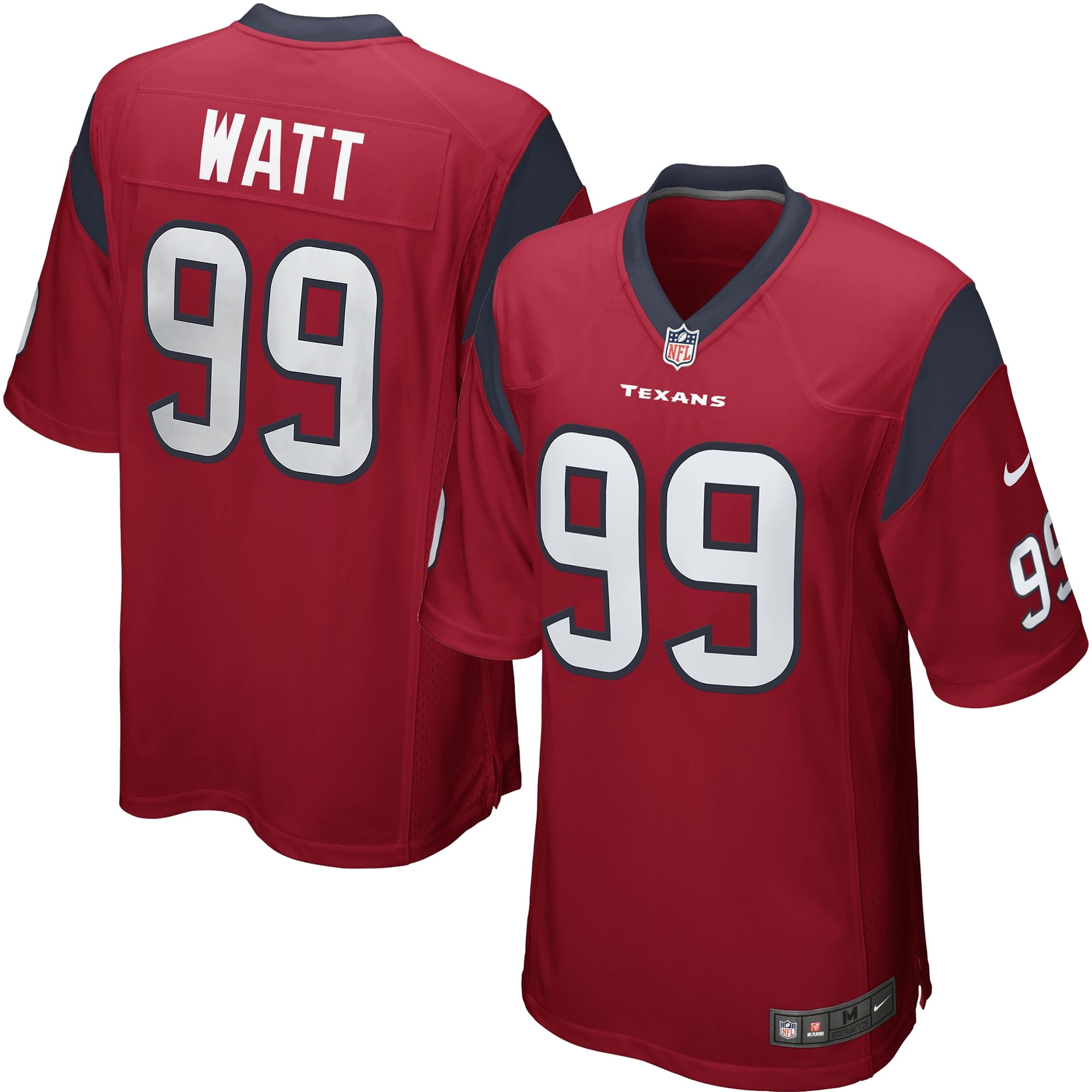 black and red texans jersey