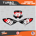 thumbnail image 4 of Kalair GFX Graphics Kit for Honda CRF100 (2004-2010) Turbo Series, 4 of 5
