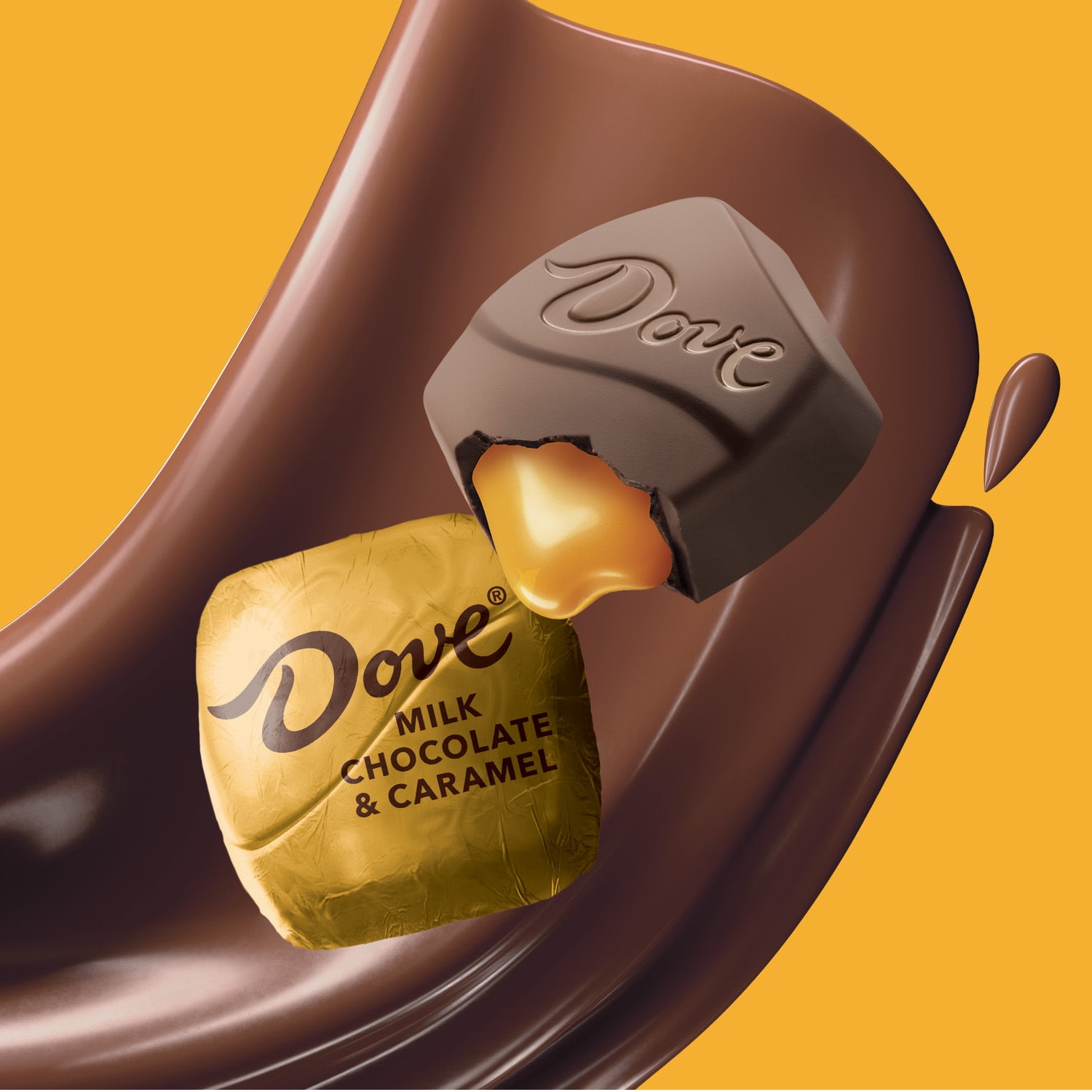 (3 pack) Dove Promises Milk Chocolate & Caramel Candy - 12.67 oz Large Bag