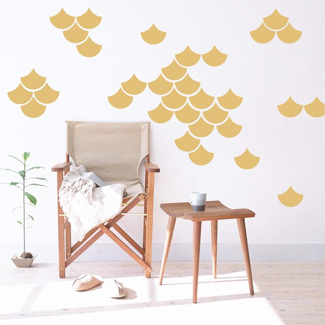 40 Pegatinas De Pared Con Escala De Sirena, Decoración De Guardería, Pegatinas Geométricas, Pegatinas De Pared Modernas, Decoración De Pared Única Para Niños, Pegatinas De Pared Para Habitación De Niñ