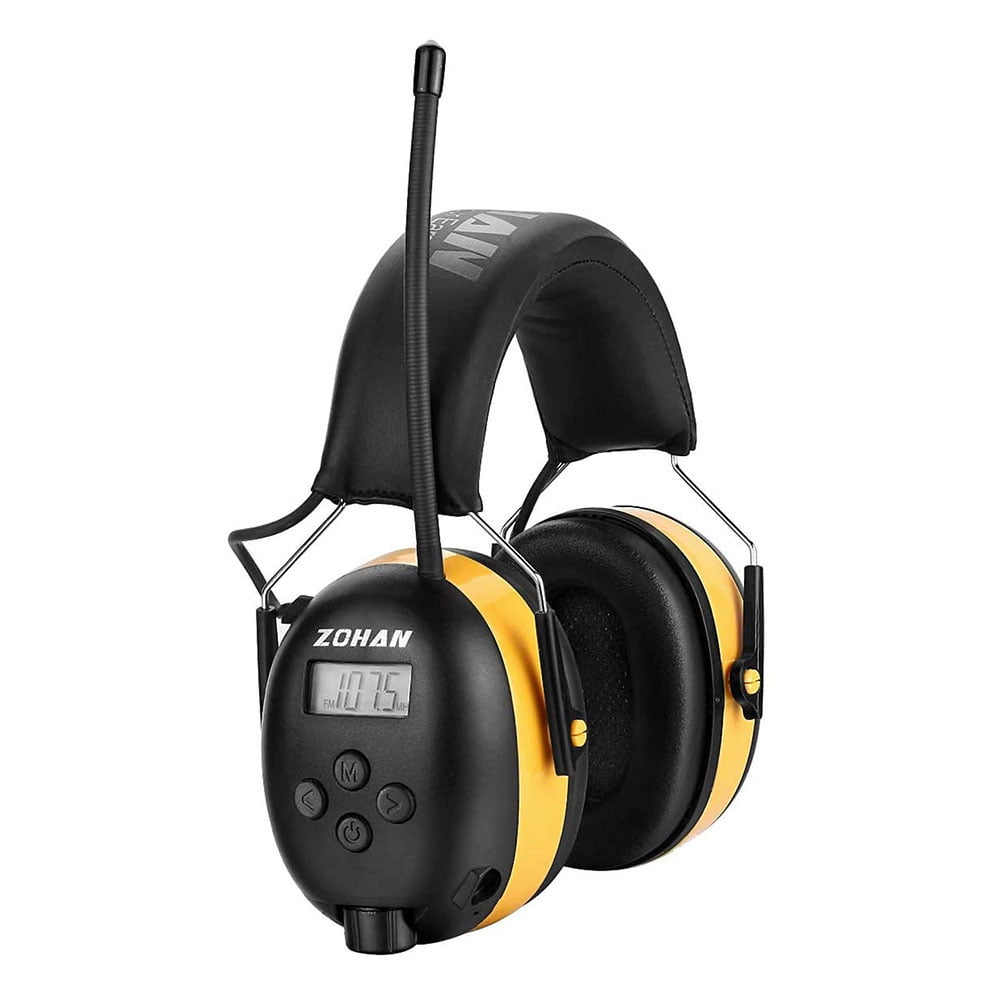 UPGRADED) Bluetooth Hearing Protection AM FM Radio Headphones, Noise  Cancelling Safety Ear Muffs with Built-in Mic for Mowing Work Shops  Snowblowing 通販