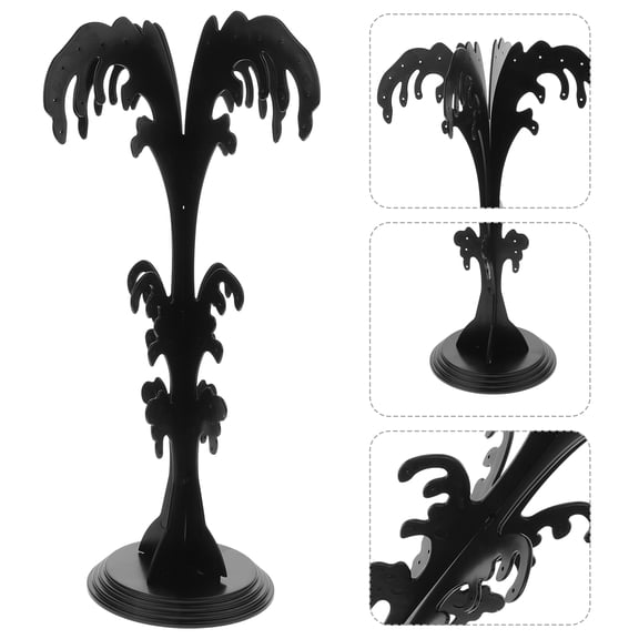 WHAMVOX Necklace Holder for Women Jewelry Rack Stand Display Chain Black