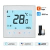 THP1000-GCLW Water/Gas Boiler Thermostat Smart WiFi Digital Temperature Controller Tuya/SmartLife APP Control Backlit LCD Display Programmable Voice Control Compatible with Echo/ Home/Tmall Genie/IFT