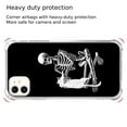 thumbnail image 5 of Skull White Cat Case Compatible with iPhone 12,Aesthetic Art Design TPU Bumper Cover Case, 5 of 6