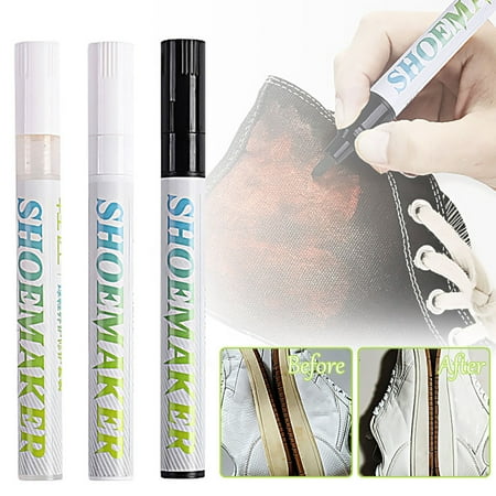 

Riguas Shoes Stain Removal Complementary Color Renovation Whitening/Blacking Graffiti Pen Antioxidant Maintenance Waterproof Sneakers Anti-Oxidation Pen Shoes Brightener Household Supplies