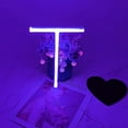 thumbnail image 3 of Letter Neon Lights, LED Neon Night Light Neon Lights Wall Decorative Night Light for Kids Bedroom Battery USB Operated Purple, 3 of 8