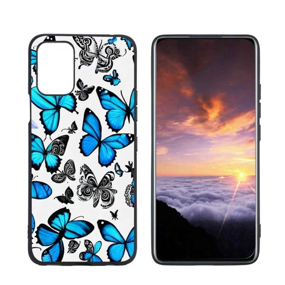 Compatible with LG K42 Phone Case, Butterflies Case Men Women, Flexible Silicone Shockproof Case for LG K42
