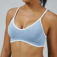 thumbnail image 5 of Razzly Women's High Support Seamless Sports Bra Yoga Tank Top Workout Athletic Shirt For Running Gym Fitness Training Bralettes for Women,Bra Comfortable Bralettes for Women womens tops(Sky Blue,XS), 5 of 5