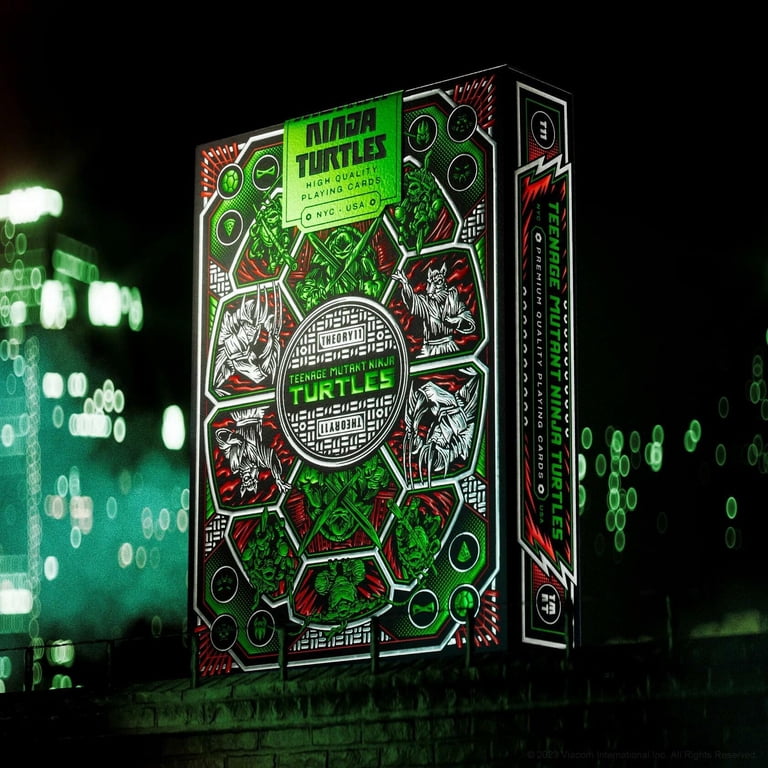 theory11 Teenage Mutant Ninja Turtles Premium Playing Cards, Poker