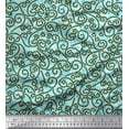 thumbnail image 1 of Soimoi Rayon Fabric Swirl Abstract Print Fabric by The Yard 56 Inch Wide, 1 of 3