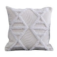 thumbnail image 1 of Funda de Almohada Zulema Tejido Cosido Boho Beige 45x45cm, 1 of 5