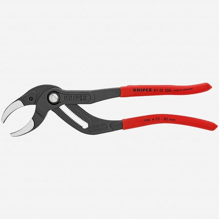 

Knipex 10 Pipe Gripping Pliers w/ Serrated Jaws for Tube Fittings and Connectors