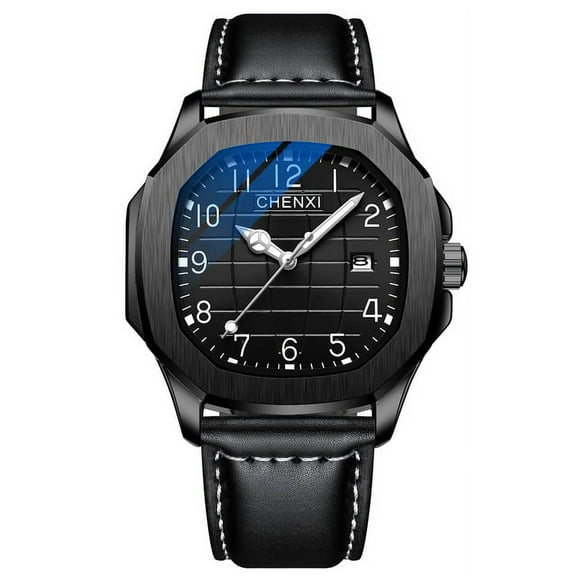 Chenxi New Men's Watches Luxury Waterproof Clock Date Sport Quartz Watch Men Leather Luminous Wrist Watch Relogio Masculino - Quartz Wristwatches