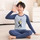 thumbnail image 3 of Pijamas de Navidad para niños y niñas, ropa de dormir de oso de dibujos animados, ropa de conjunto de noche, 6, 8, 10, 12 y 14 años, 3 of 4