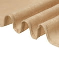 thumbnail image 7 of BalsaCircle 60" x 126" Natural Rectangular Premium Polyester Faux Burlap Tablecloth, 7 of 7