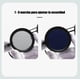 thumbnail image 4 of Lentes De Sol Polarizadas Redondas Uv400 Con Tinte Ajustable Modelo Negro, 4 of 4