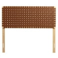 thumbnail image 4 of Headboard, Full Size, Brown Natural, Vegan Leather, Bedroom, Modern Contemporary HB36757, 4 of 8