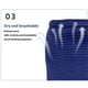 thumbnail image 4 of Tobillera Ortopédica 1 Par De Calcetines Transpirables Cómodos, 4 of 7