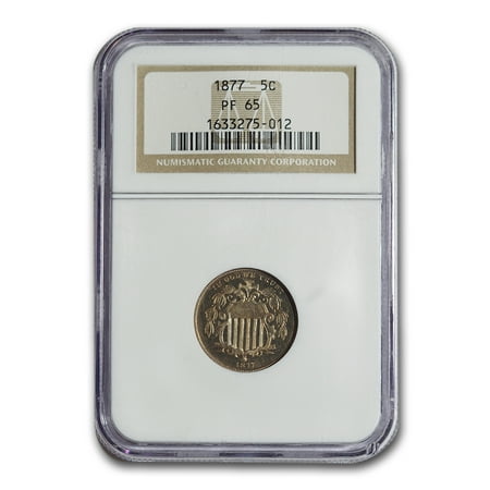 1877 Shield Nickel PF-65 NGC