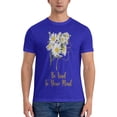 thumbnail image 3 of Kind To Your Mind Men'S Basic Short Sleeve T-Shirt Blue 6x-Large, 3 of 5