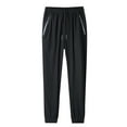thumbnail image 2 of Wide Leg Pants Woman Ladies Solid Fitness Loose Running Training Ninth Length Sports Leisure Guard Pant Slacks for Women Navy L, 2 of 3