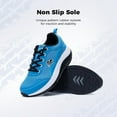 thumbnail image 4 of MAYKX Walking Shoes for Men – Arch Support Plantar Fasciitis with Orthotic Design, Breathable Non-Slip Tennis Sneakers, 4 of 6