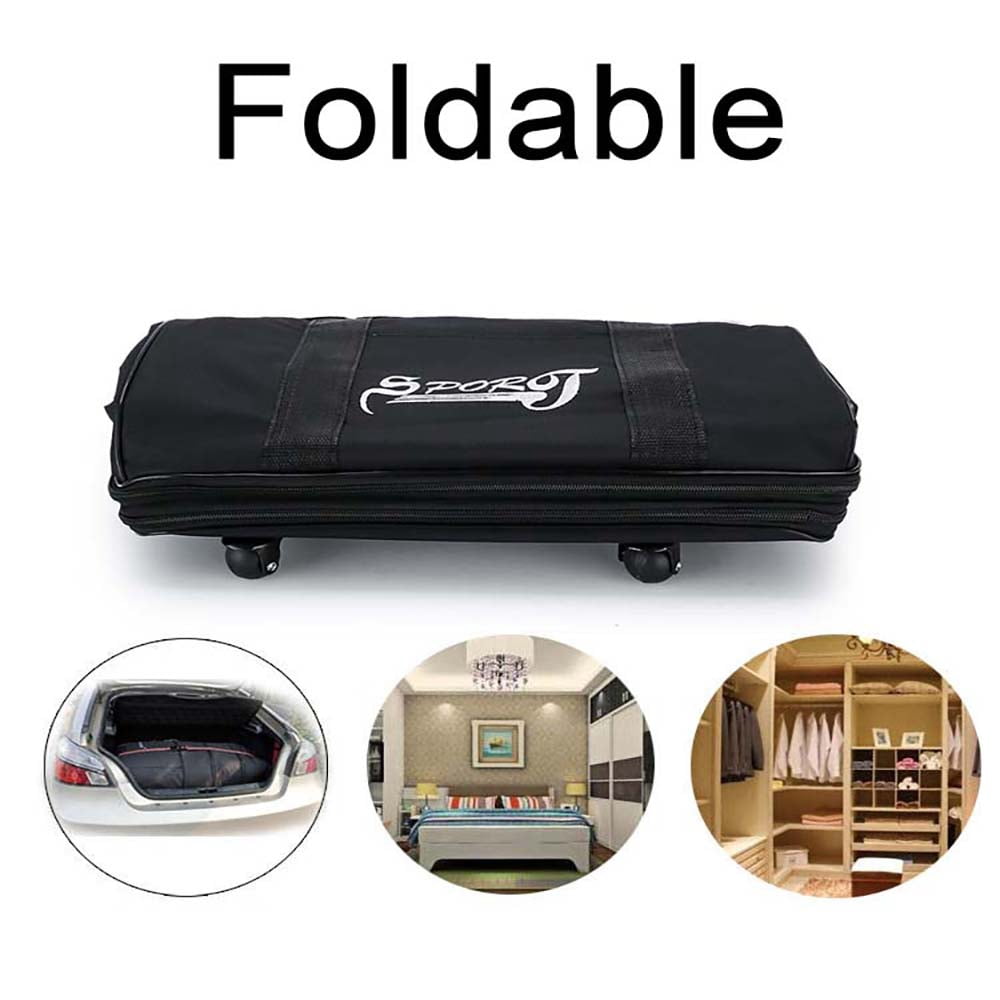 LOVECM  Foldable Wheeled Duffel Bag Rolling Duffel Spinner Luggage