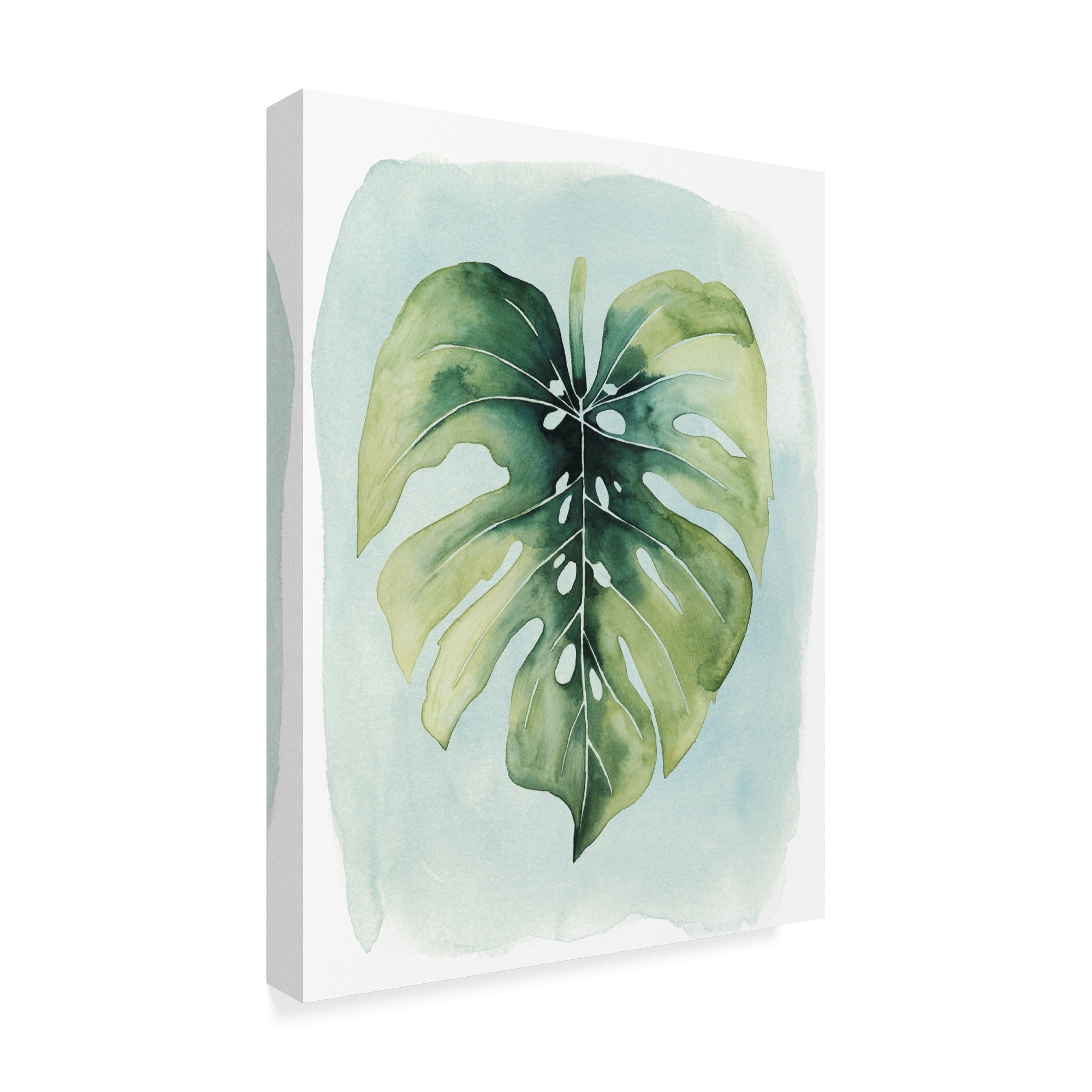 Trademark Fine Art 'Paradise Palm Leaves I' Canvas Art by Grace Popp