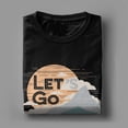 thumbnail image 4 of Camiseta gráfica Let's Go Camping para senderismo, viaje, montañas, para campistas, regalo para amantes del campamento, camisetas, 4 of 5