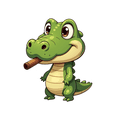 thumbnail image 6 of cartoon Alligator Theme Stickers, Waterproof Alligator Theme Sticker for Water Bottle Laptop Phone Cases Planner Skateboard Luggage Helmet Party Favor Decor, Ideal for Adults Teens Teacher Rewards, 6 of 9