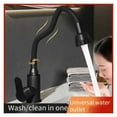 Kitchen Faucet Stainless Steel Flexible Spout Kitchen Sink Faucet, Hot