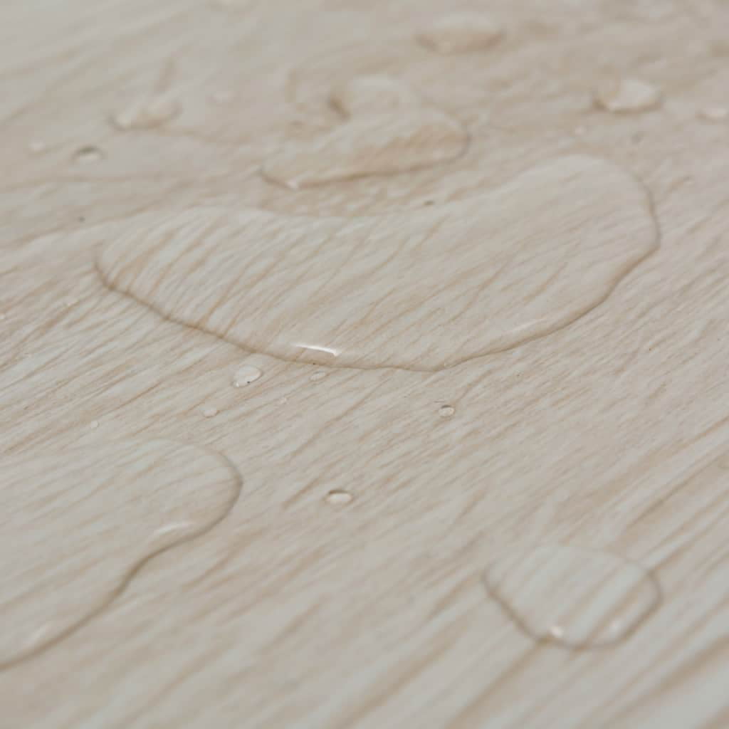 Kepooman Self-Adhesive PVC Flooring Planks, Vinyl Floor Planks Adhesive Floor Tiles, Beige Kepooman Self-Adhesive PVC Flooring Planks, Vinyl Floor Planks Adhesive Floor Tiles, Beige