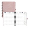 thumbnail image 1 of POPRUN 2026 Weekly Agenda 30-Mintue Planner (Medium 7'' x 8.5'') - From Jan 2026 to Dec 2026 - Two Pages Per Week Appointment Book with Monthly Tabs, Softcover, Inner Pocket - Pink, 1 of 6