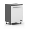 Ulti-MATE Storage 1-Door Base Cabinet in Starfire White