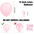 thumbnail image 2 of Pink Balloon Arch Kit Balloon Garland Kit Birthday Balloons Decorations 120pcs, 2 of 7